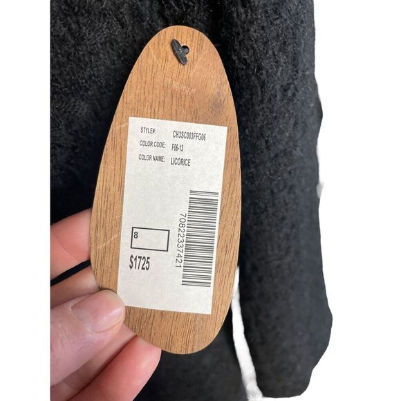 Ports 1961 Wool Blend Logo Plaque Single Breasted Coat - Picture 9 of 12